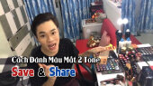 Chương Trình WANBO SAVE & SHARE Tập 207: Cách đánh màu mắt 2 tone  (25/02/2019)