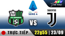 TRỰC TIẾP SERIE A : SASSUOLO vs JUVENTUS