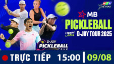 TRỰC TIẾP : Giải MB Pickleball D-JOY Tour 2025|HCMC LEG 2