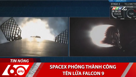 Xem Clip Spacex Phóng Thành Công Tên Lửa Falcon 9 HD Online.