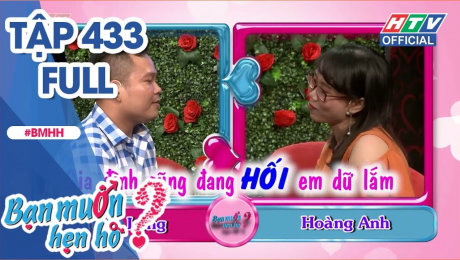 Xem Show TV SHOW Bạn Muốn Hẹn Hò Tập 433 : Cô gái làm thơ tình khiến tim chàng trai rung mạnh HD Online.