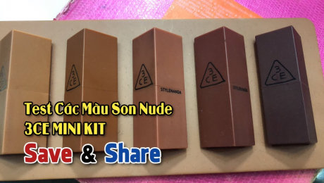 Xem Show TRUYỀN HÌNH THỰC TẾ Chương Trình WANBO SAVE & SHARE Tập 200: Test Các Màu Son Nude Của 3CE Mini Kit (18/02/2019) HD Online.