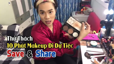 Xem Show TRUYỀN HÌNH THỰC TẾ Chương Trình WANBO SAVE & SHARE Tập 205: Thử thách 10ph Make up đi tiệc  (23/02/2019) HD Online.