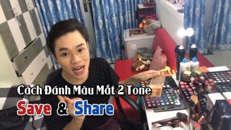 Xem Show TRUYỀN HÌNH THỰC TẾ Chương Trình WANBO SAVE & SHARE Tập 207: Cách đánh màu mắt 2 tone  (25/02/2019) HD Online.