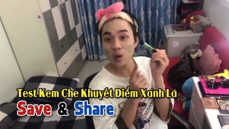 Xem Show TRUYỀN HÌNH THỰC TẾ Chương Trình WANBO SAVE & SHARE Tập 215: Test Kem Che Khuyết Điểm Xanh Lá (5/3/2019) HD Online.