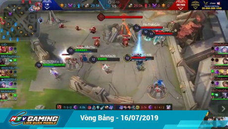 Xem Show HTVC GAMING Vgaming - Liên Quân Mobile Vòng Bảng - 16/07/2019 HD Online.