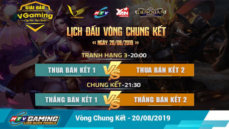 Xem Show HTVC GAMING VGaming - Cặp Đôi Đại Chiến Vòng Chung Kết - Ngày 20/08/2019 HD Online.