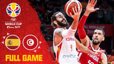 Spain DOMINATE Tunisia to start the FIBAWC - Full Game 