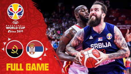 Serbia start with a statement victory over Angola - Full Game