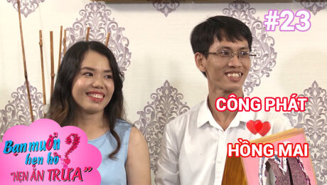 Xem Show TV SHOW Hẹn Ăn Trưa Tập 23 : Công Phát - Hồng Mai HD Online.