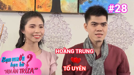 Xem Show TV SHOW Hẹn Ăn Trưa Tập 28 : Hoàng Trung - Tố Uyên HD Online.