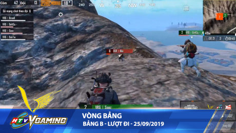 Xem Show HTVC GAMING VGaming Pubg - Đại Chiến Clan Vòng Bảng - 25/09/2019 HD Online.