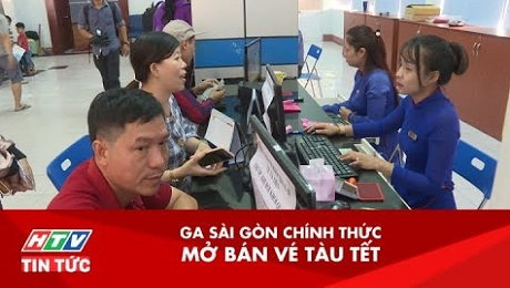 Xem Clip Ga Sài Gòn Chính Thức Mở Bán Vé Tàu Tết HD Online.