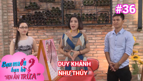 Xem Show TV SHOW Hẹn Ăn Trưa Tập 36 : Duy Khánh - Như Thủy HD Online.