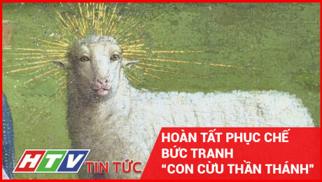 Xem Clip Hoàn Tất Phục Chế Bức Tranh “Con Cừu Thần Thánh”  HD Online.
