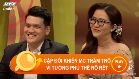 Xem Show CLIP HÀI Cặp đôi khiến MC trầm trồ vì tướng phu thê rõ rệt HD Online.