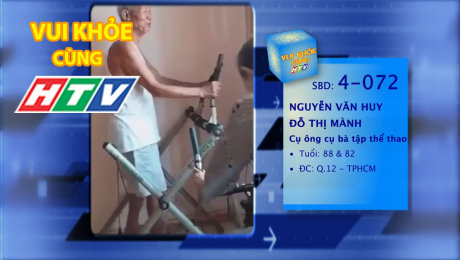Xem Show TV SHOW LIVE EVENTS TRUYỀN HÌNH THỰC TẾ Vui Khỏe Cùng HTV SBD 4-072 : Văn Huy, Thị Mành - Cụ Ông Cụ Bà tập thể thao HD Online.