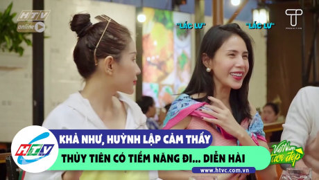 Xem Show CLIP HÀI Khả Như, Huỳnh Lập cảm thấy Thủy Tiên có khả năng ..đi diễn hài HD Online.