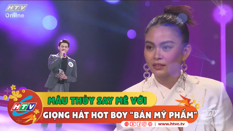 Xem Show CLIP HÀI Mâu Thủy say mê với giọng hát hot boy "bán mỹ phẩm"  HD Online.