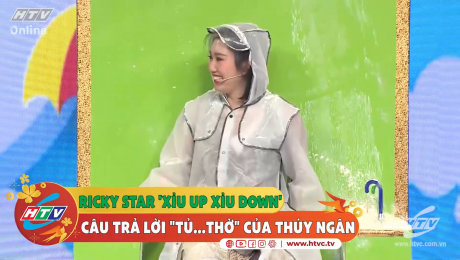 Xem Show CLIP HÀI Rickystar "xỉu up xỉu down" câu trả lời "tủ thờ" của Thúy Ngân HD Online.