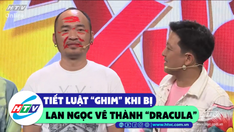 Xem Show CLIP HÀI Tiến Luật "ghim" khi bị Lan Ngọc vẽ thành "Dracula"  HD Online.