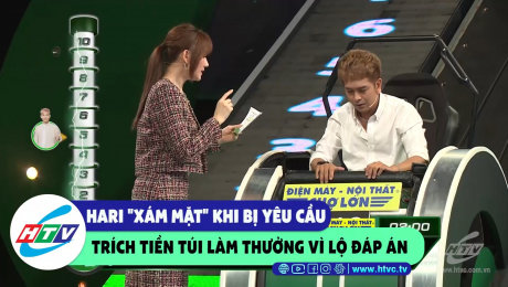 Xem Show CLIP HÀI Hari "xám mặt" khi vị yêu cầu trích tiền túi làm thưởng vì lộ đáp án HD Online.