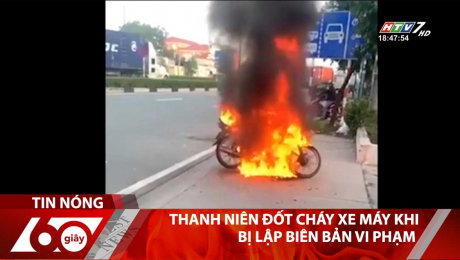 Xem Clip Thanh Niên Đốt Cháy Xe Máy Khi Bị Lập Biên Bản Vi Phạm HD Online.