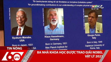 Xem Clip Ba Nhà Khoa Học Được Trao Giải Nobel Vật Lý 2021 HD Online.