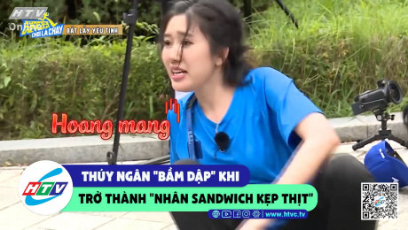 Xem Show CLIP HÀI Thúy Ngân "bầm dập" khi trở thành "nhân sandwish kẹp thịt" HD Online.