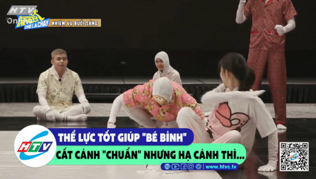 Xem Show CLIP HÀI Thể lực tốt giúp "Bé Bỉnh" cất cánh "chuẩn" nhưng hạ cánh thì.... HD Online.