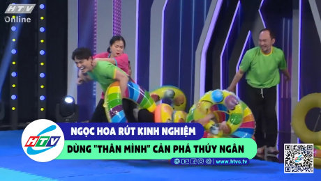 Xem Show CLIP HÀI Ngọc Hoa rút kinh nghiệm dùng "thân mình" cản phá Thúy Ngân HD Online.