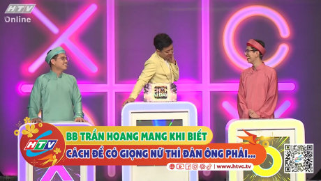 Xem Show CLIP HÀI BB Trần hoang mang khi biết cách để có giọng nữ thì đàn ông phải... HD Online.