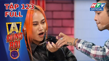 Xem Show TV SHOW A Đúng Rồi Tập 123 : Thử thách thổi ly, Châu Đăng Khoa có làm Hoàng Phi trầm trồ? HD Online.