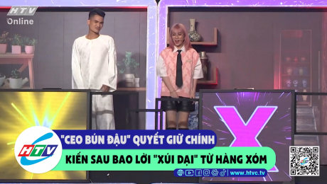 Xem Show CLIP HÀI "CEO bún đậu" quyết giữ chính kiến sau bao lời "xúi dại" từ hàng xóm HD Online.