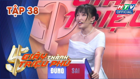 Xem Show TV SHOW 5 Giây Thành Triệu Phú Tập 38 : "Chị Đại" Lê Khánh thành người đáng tin nhất hội HD Online.