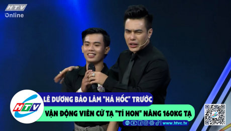 Xem Show CLIP HÀI Lê Dương Bảo Lâm "há hốc" trước vận động viên cử tạ "tí hon" nâng 160kg tạ HD Online.