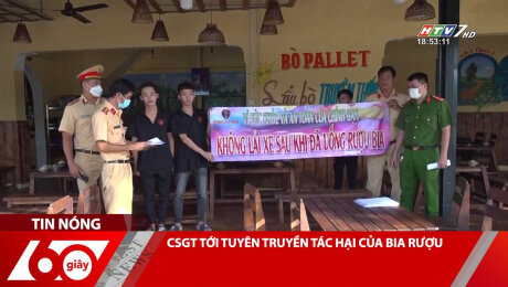 Xem Clip CSGT TỚI TUYÊN TRUYỀN TÁC HẠI CỦA BIA RƯỢU HD Online.