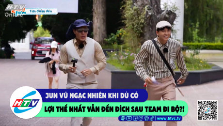 Xem Show CLIP HÀI Jun Vũ ngạc nhiên khi dù có lợi thế nhất vẫn đến đích sau team đi bộ?! HD Online.