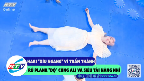 Xem Show CLIP HÀI Hari "xỉu ngang" vì Trấn Thành rủ plank "độ" cùng Ali và siêu tài năng nhí HD Online.