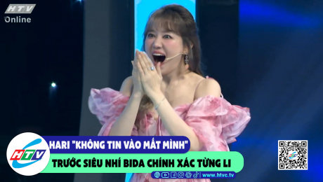 Xem Show CLIP HÀI Hari "không tin vào mắt mình" trước siêu nhí bida chính xác từng li HD Online.