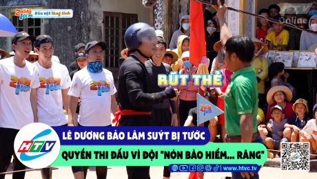 Xem Show CLIP HÀI Lê Dương Bảo Lâm suýt bị tước quyền thi đấu vì đội "nón bảo hiểm...răng" HD Online.