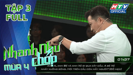 Xem Show TV SHOW Nhanh Như Chớp Mùa 4 Tập 03 : Avin Lu "Em và Trịnh" đối đầu "Quý ông tia chớp" Trần Anh Huy HD Online.