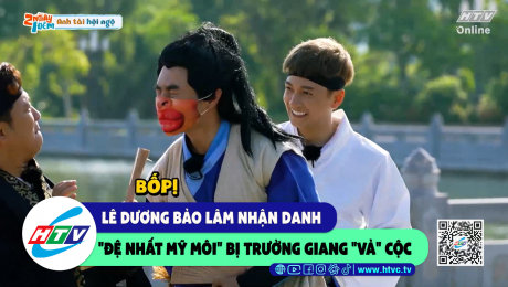 Xem Show CLIP HÀI Lê Dương Bảo Lâm nhận danh "đệ nhất mỹ môi" bị Trường Giang "và" cộc HD Online.