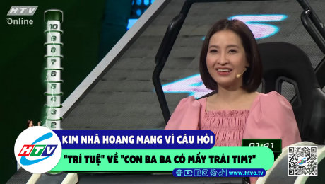 Xem Show CLIP HÀI Kim Nhã hoang mang vì câu hỏi "trí tuệ" về "con ba ba có mấy trái tim" HD Online.