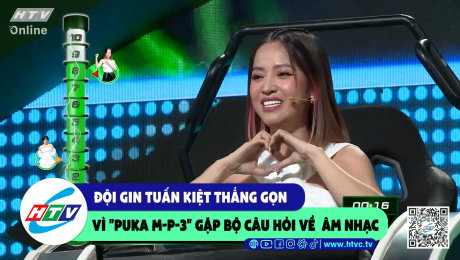 Xem Show CLIP HÀI Đội Gin Tuấn Kiệt thắng gọn vì "Puka M-P-3" gặp bộ câu hỏi về âm nhạc HD Online.