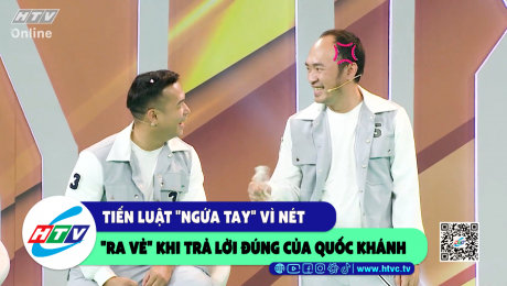 Xem Show CLIP HÀI Tiến Luật "ngứa tay" vì nét "ra vẻ" khi trả lời đúng của Quốc Khánh HD Online.