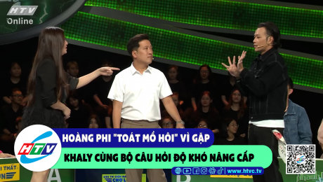 Xem Show CLIP HÀI Hoàng Phi "toát mồ hôi" vì gặp Kha Ly cùng bộ câu hỏi độ khó nâng cấp HD Online.