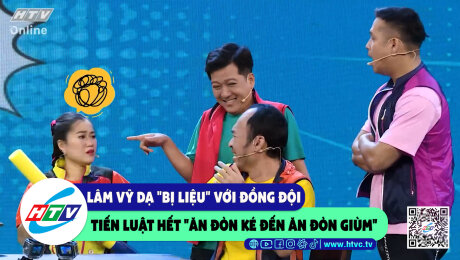 Xem Show CLIP HÀI Lâm Vỹ Dạ "bị liệu" với đồng đội Tiến Luật hết "ăn đòn ké đến ăn đòn giùm" HD Online.