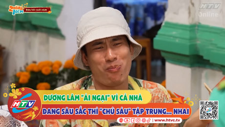 Xem Show CLIP HÀI Dương Lâm "ái ngại" vì cả nhà đang sâu sắc thì "chú sáu" tậo trung...nhai HD Online.