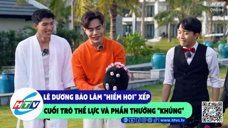 Xem Show CLIP HÀI Lê Dương Bảo Lâm "hiếm hoi" xếp cuối trò thể lực và phần thưởng "khủng" HD Online.